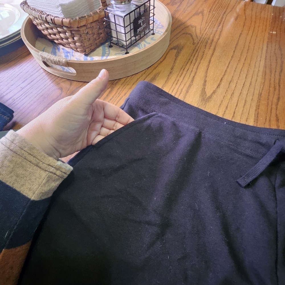 GAP Logo Sweatshirt shorts Black Size XXL - Picture 7 of 11